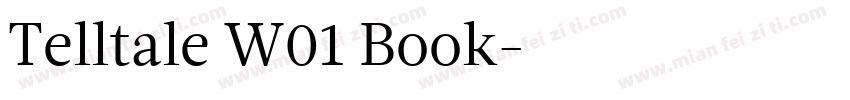 Telltale W01 Book字体转换